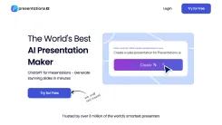 Screenshot of Presentations.AI