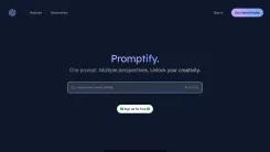 Screenshot of Promptify.Pro