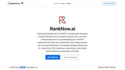 Screenshot of RANKNOW.AI