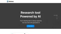 Screenshot of AI Research Tool