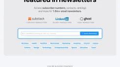 Screenshot of NewsletterSearch