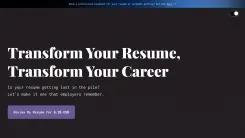 Screenshot of Resume Review AI
