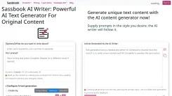 Screenshot of AI Writer