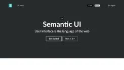 Screenshot of Semantic UI