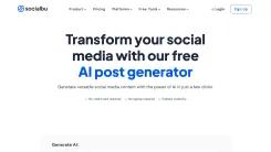 Screenshot of SocialBu AI Post Generator