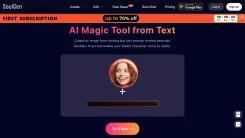 Screenshot of SoulGen AI Art Tool