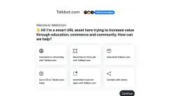 Screenshot of Talkbot.com