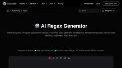 Screenshot of AI Regex Generator