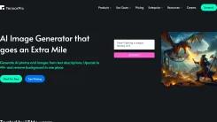 Screenshot of Tensorpix AI Image Generator