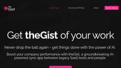 Screenshot of TheGist AI Sync