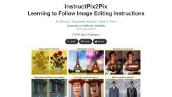 Screenshot of InstructPix2Pix