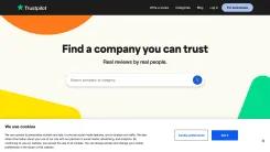 Screenshot of Trustpilot