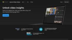 Screenshot of Azure AI Video Indexer