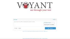 Screenshot of Voyant Tools