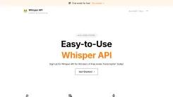 Screenshot of Whisper API