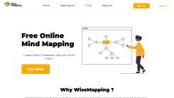 Screenshot of WiseMapping