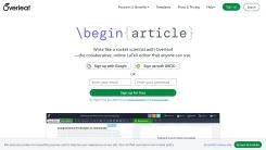 Screenshot of Overleaf