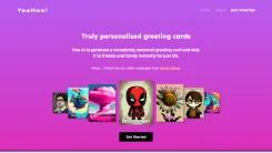 Screenshot of Personalized Greeting Card Generator