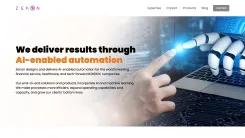 Screenshot of Zenon AI-Enabled Automation